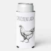 Chicken lady  selters dosenkühler (Seltzer Vorderseite)