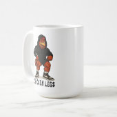 Chicken Legs – Funny Jacked Chicken Gym Workout Kaffeetasse (Vorderseite Links)