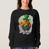 Chicken Leprechaun St Patricks Day Chicken 2 Sweatshirt (Vorderseite)