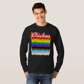 Chicken LGBTQ pride rainbow T-Shirt (Vorne ganz)