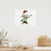 Chicken Little Dancing Poster (Küche)