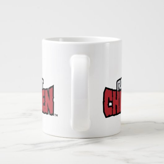 Chicken Logo Jumbo-Tasse (Rückseite)