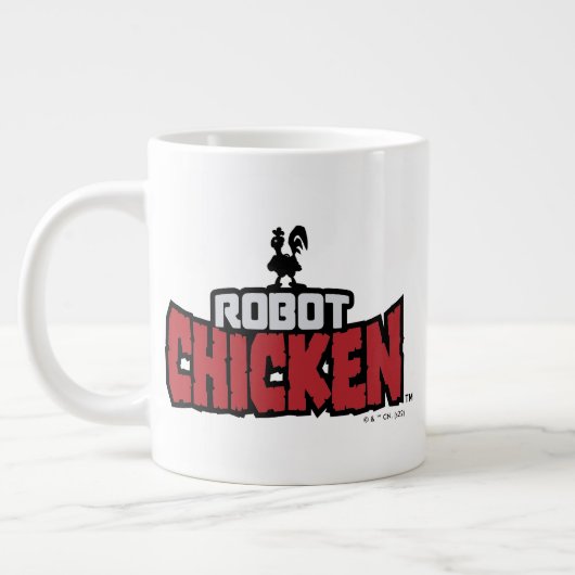 Chicken Logo Jumbo-Tasse (Links)