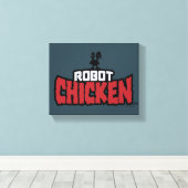 Chicken Logo Leinwanddruck (Insitu (Holzboden))