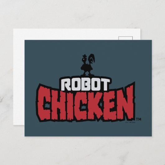 Chicken Logo Postkarte (Vorne/Hinten)