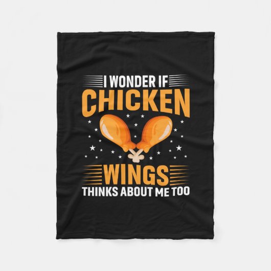 Chicken Lover | Chicken Wing Fleecedecke (Vorderseite)