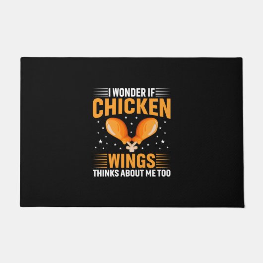 Chicken Lover | Chicken Wing Fußmatte (Vorderseite)