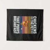 Chicken Lover | Chickens The Pet Wandteppich (Vorderseite (Horizontal))