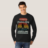 Chicken Lover Danger Chic T-Shirt (Vorne ganz)