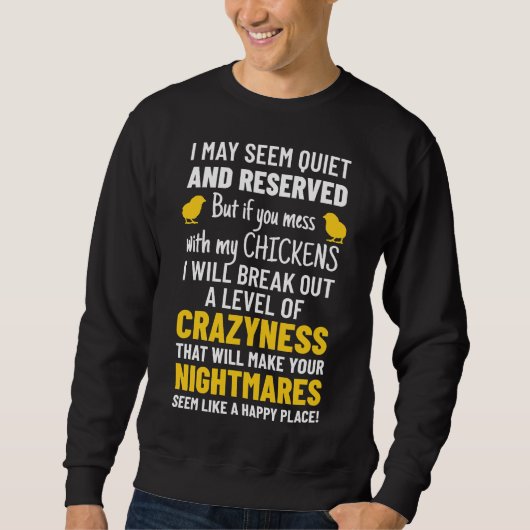 Chicken Lover Farm Sweatshirt (Vorderseite)
