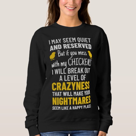 Chicken Lover Farm Sweatshirt (Vorderseite)