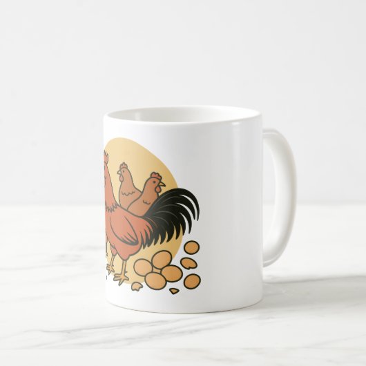 Chicken Lover Mug Kaffeetasse (VorderseiteRechts)