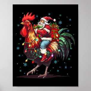 Chicken Lover Xmas Ristorante La Lanchetta Poster