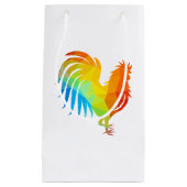 Chicken Low Poly Geschenktasche Kleine Geschenktüte (Vorderseite)