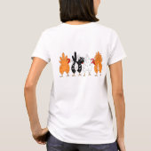 Chicken Mama | HühnerFronten und Hühnerbacken T-Shirt (Rückseite)