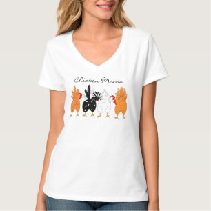 Chicken Mama   HühnerFronten und Hühnerbacken T-Shirt