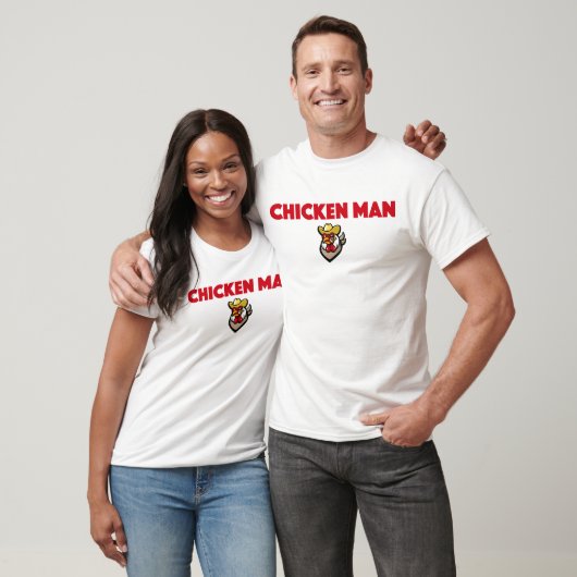Chicken Man Funny Chicken Lover Bauer T-Shirt (Unisex)