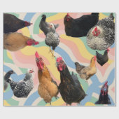Chicken Mania 2 All Occasion Wrapping Paper Geschenkpapier (Flach)