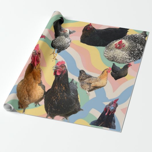 Chicken Mania 2 All Occasion Wrapping Paper Geschenkpapier (Ungerollt)