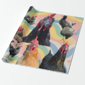 Chicken Mania All Occasion Wrapping Paper Geschenkpapier (Ungerollt)