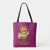 Chicken Marsala ~ Funny Chicken Tasche (Rückseite)