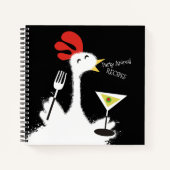 Chicken Martini persönliches Kochbuch Rezept Notizblock (Vorderseite)