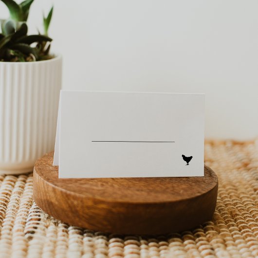 Chicken Meal Option Wedding Platzkarte