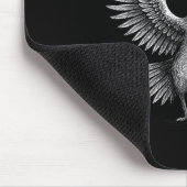 Chicken Meme Caw Funny Sayings Rooster Humor Quote Mousepad (Ecke)