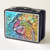 CHICKEN METALL BROTDOSE (Rückseite)