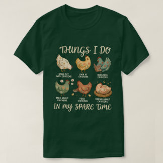 Chicken Mom | Funny Chicken Lover Quote Design T-Shirt