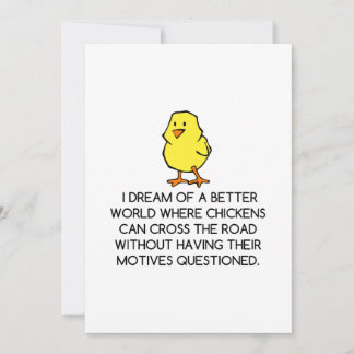CHICKEN MOTIVES DANKESKARTE