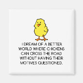 CHICKEN MOTIVES MAGNET (Vorne)