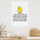 CHICKEN MOTIVES POSTER (Küche)