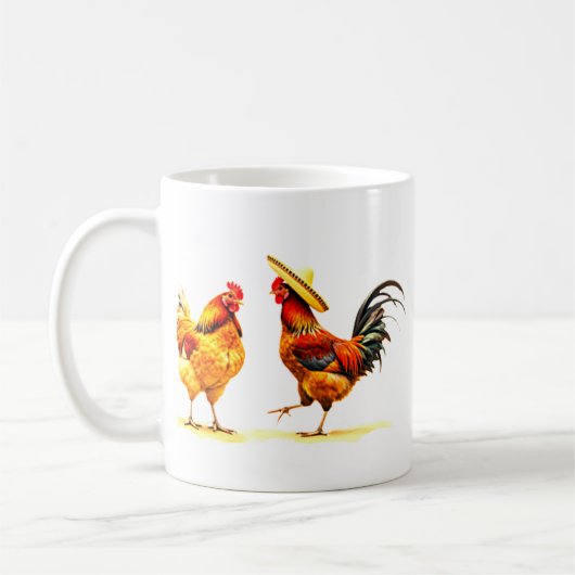 chicken mug kaffeetasse (Links)