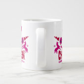 Chicken Nerd Unicorn Graphic Jumbo-Tasse (Rückseite)
