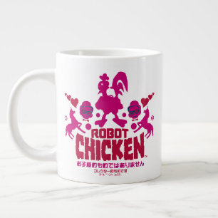 Chicken Nerd Unicorn Graphic Jumbo-Tasse