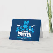 Chicken Nerd Unicorn Graphic Karte (Vorderseite)