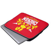 Chicken Nerd Unicorn Graphic Laptopschutzhülle (Vorne Knopf)