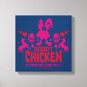 Chicken Nerd Unicorn Graphic Leinwanddruck (Vorderseite)