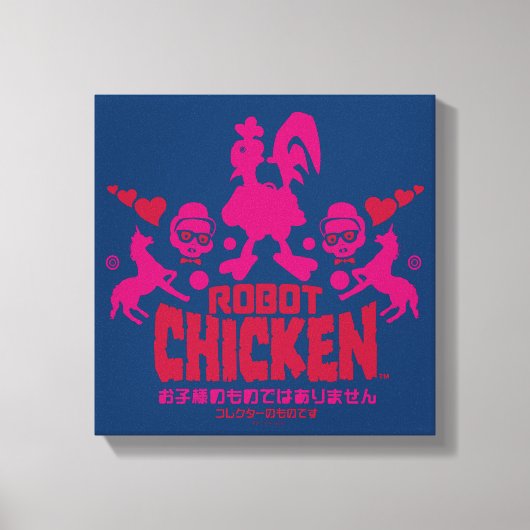 Chicken Nerd Unicorn Graphic Leinwanddruck (Vorderseite)
