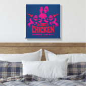 Chicken Nerd Unicorn Graphic Leinwanddruck (Insitu (Schlafzimmer))