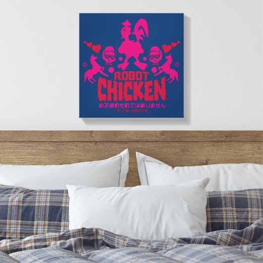 Chicken Nerd Unicorn Graphic Leinwanddruck (Insitu (Schlafzimmer))