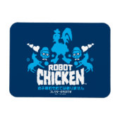 Chicken Nerd Unicorn Graphic Magnet (Horizontal)