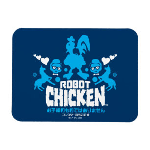 Chicken Nerd Unicorn Graphic Magnet