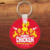 Chicken Nerd Unicorn Graphic Schlüsselanhänger (Vorderseite)