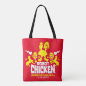 Chicken Nerd Unicorn Graphic Tasche (Rückseite)