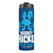 Chicken Nerd Unicorn Graphic Thermosbecher (Vorderseite)