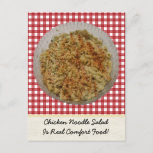 Chicken Noodle Salad Postkarte