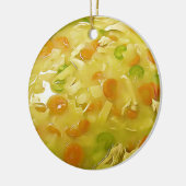 Chicken Noodle Soup Gag Geschenk Weihnachten Keramik Ornament (Links)