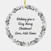 Chicken Noodle Soup Gag Geschenk Weihnachten Keramik Ornament (Hinten)